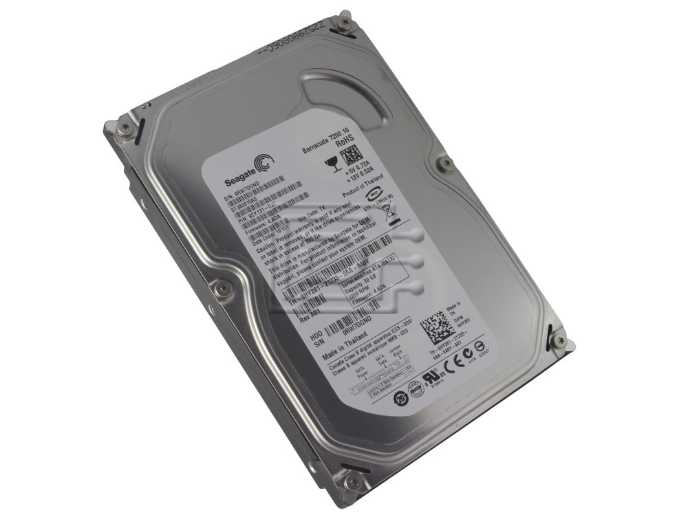 Seagate Barracuda ST380815AS 7200.10 80GB 7.2K 3.5in LFF SATA Hard