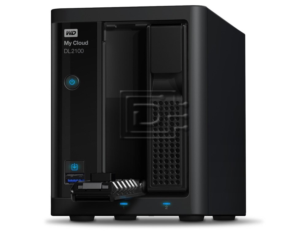 Western Digital My Cloud DL2100 WDBBAZ0080JBK 8TB Dual Gigabit