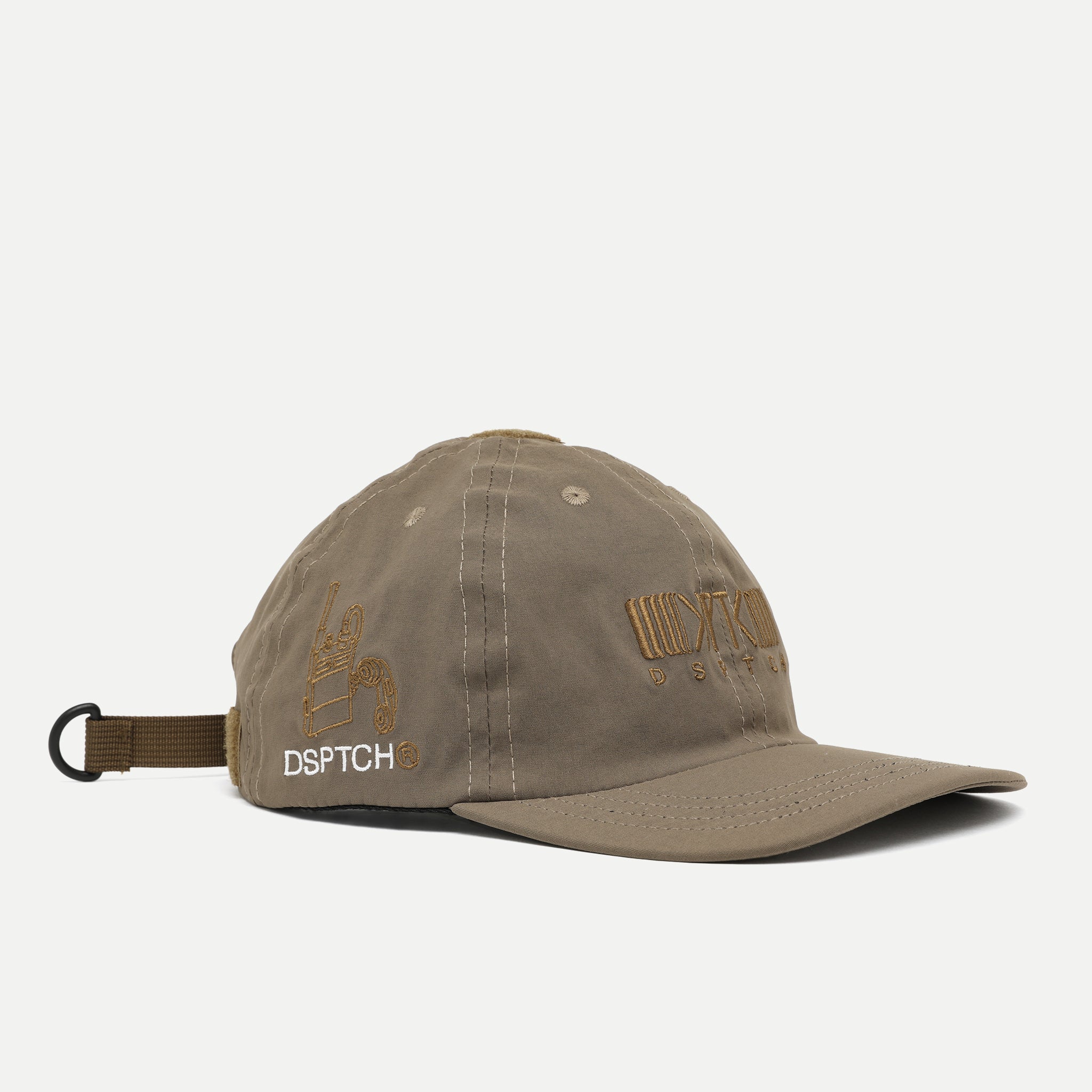 DSPTCH 6 Panel Hat - THEWWW.XYZ Special Edition - Coyote Stretch Nylon