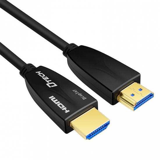 High Resolution DTECH Fiber Optic HDMI Cable 4K At 60Hz 18Gbps 5M