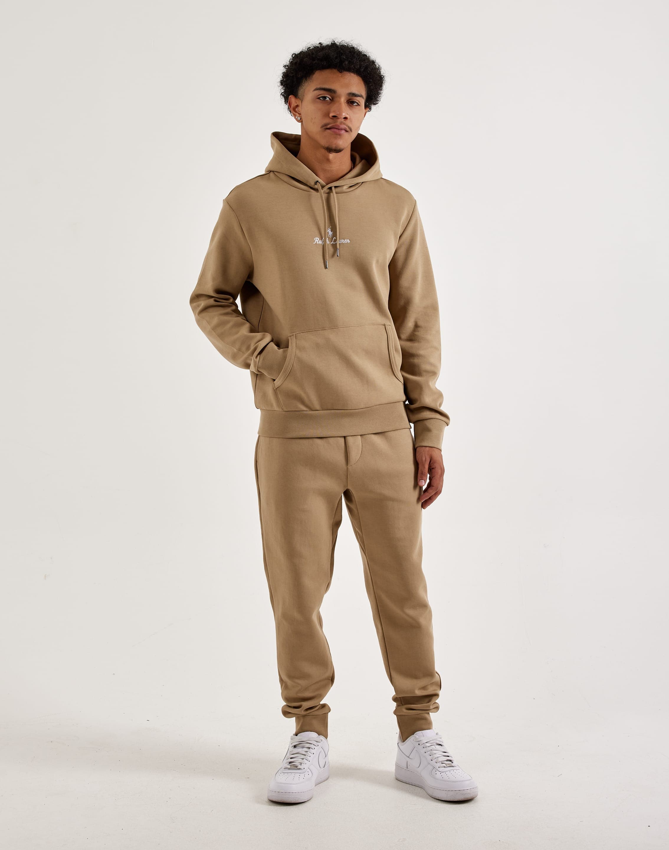 Polo Ralph Lauren Logo Double-Knit Fleece Hoodie – DTLR