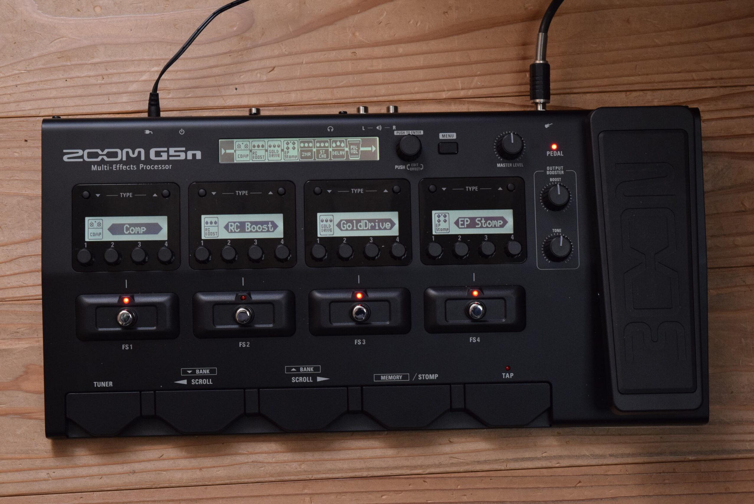 PC連携機能を備えるZOOMのマルチエフェクトの最高峰、G5nは3万円