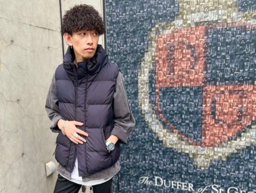 DUFFERこの時期のアイコン ダウンベスト！ – The DUFFER of St.GEORGE