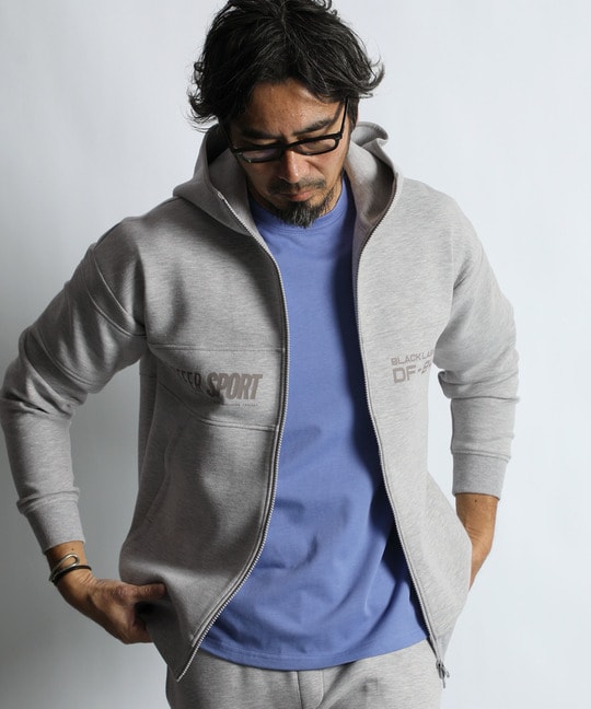 BLACK LABEL〕：セットアップ対応 ソロナ スタンドパーカー ｜The