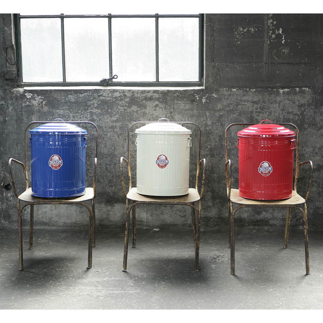DULTON ONLINE SHOP | GARBAGE CAN IVORY L(L IVORY): ホーム用品