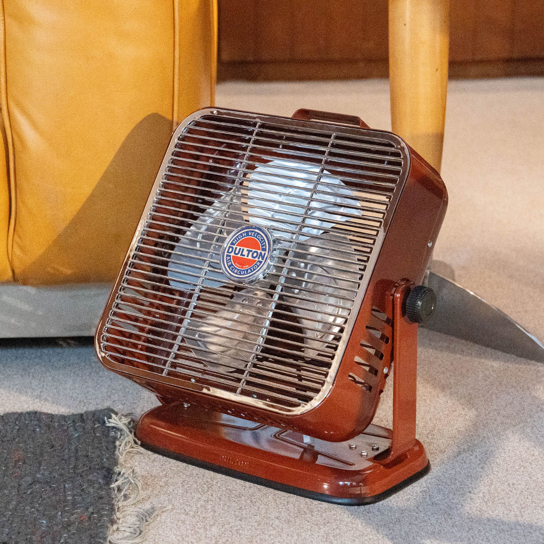 DULTON ONLINE SHOP | AIR CIRCULATOR BRICK BROWN/CHROME(BRICK BROWN