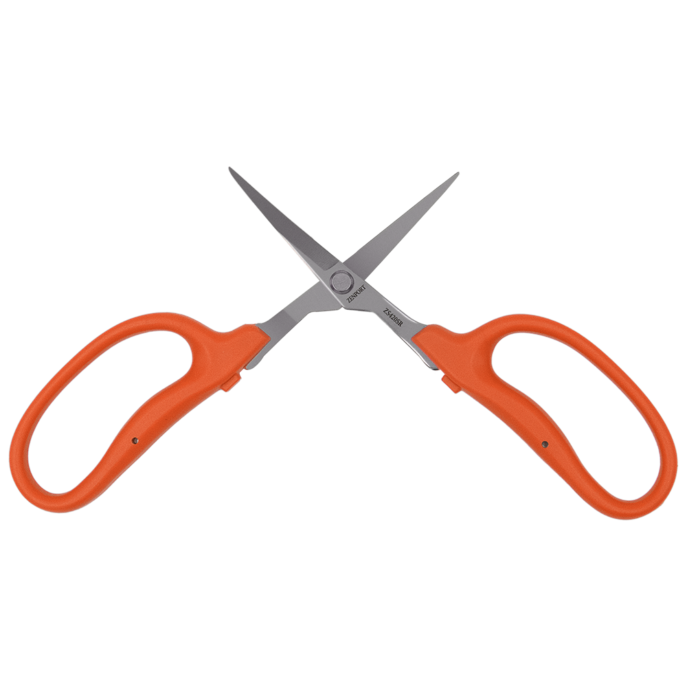 Zenport Scissors ZS420SR Sap Resistant Curved Fluorine Coated