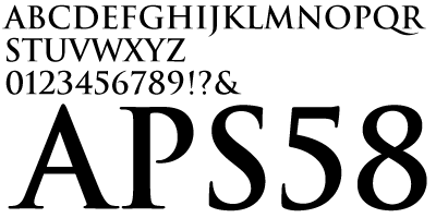 フォント見本（欧文） | オリジナルTシャツ作成D.P.SK