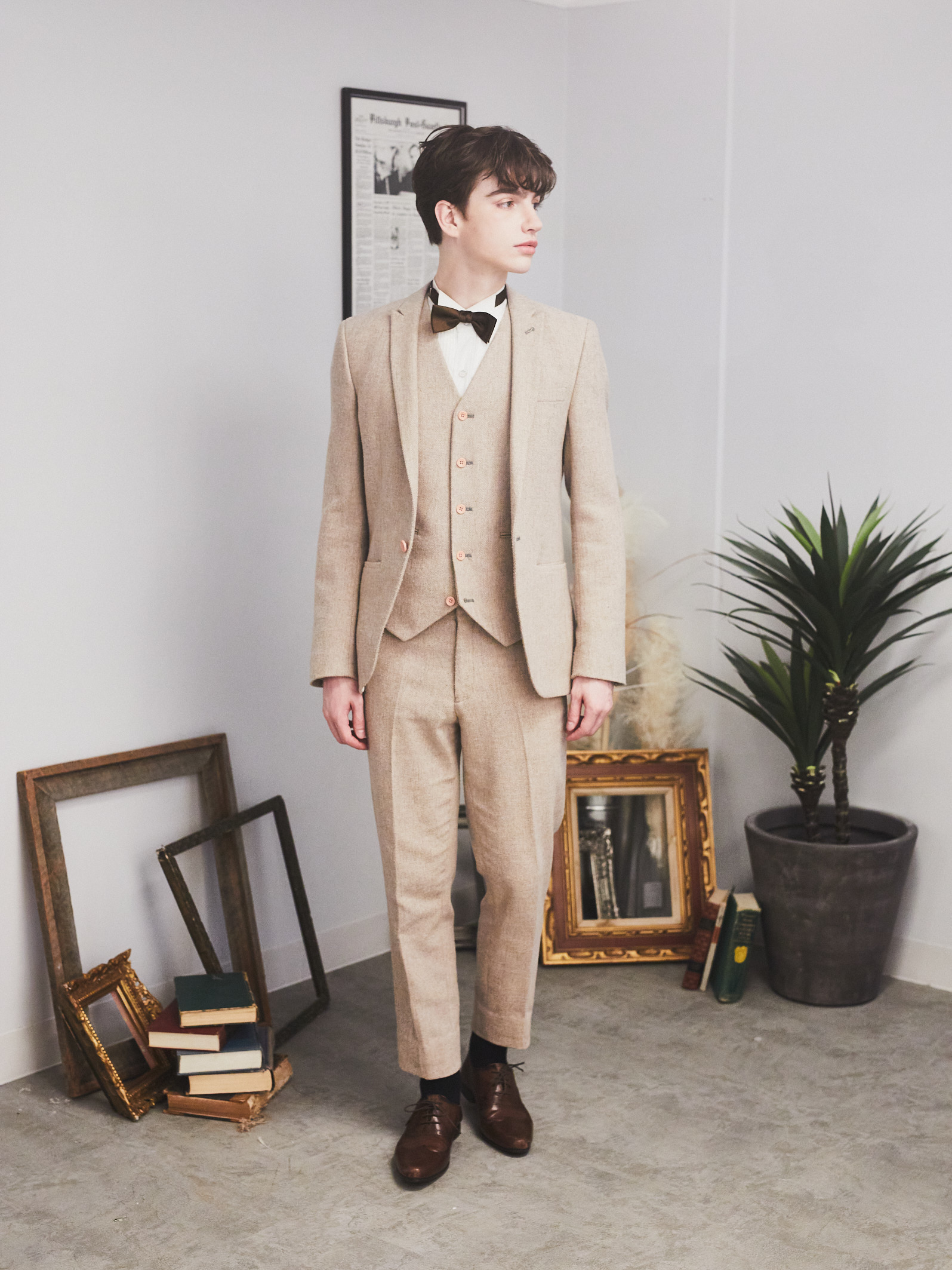 新郎 タキシード 前撮り フォトウェデイング フォーマル 二次会