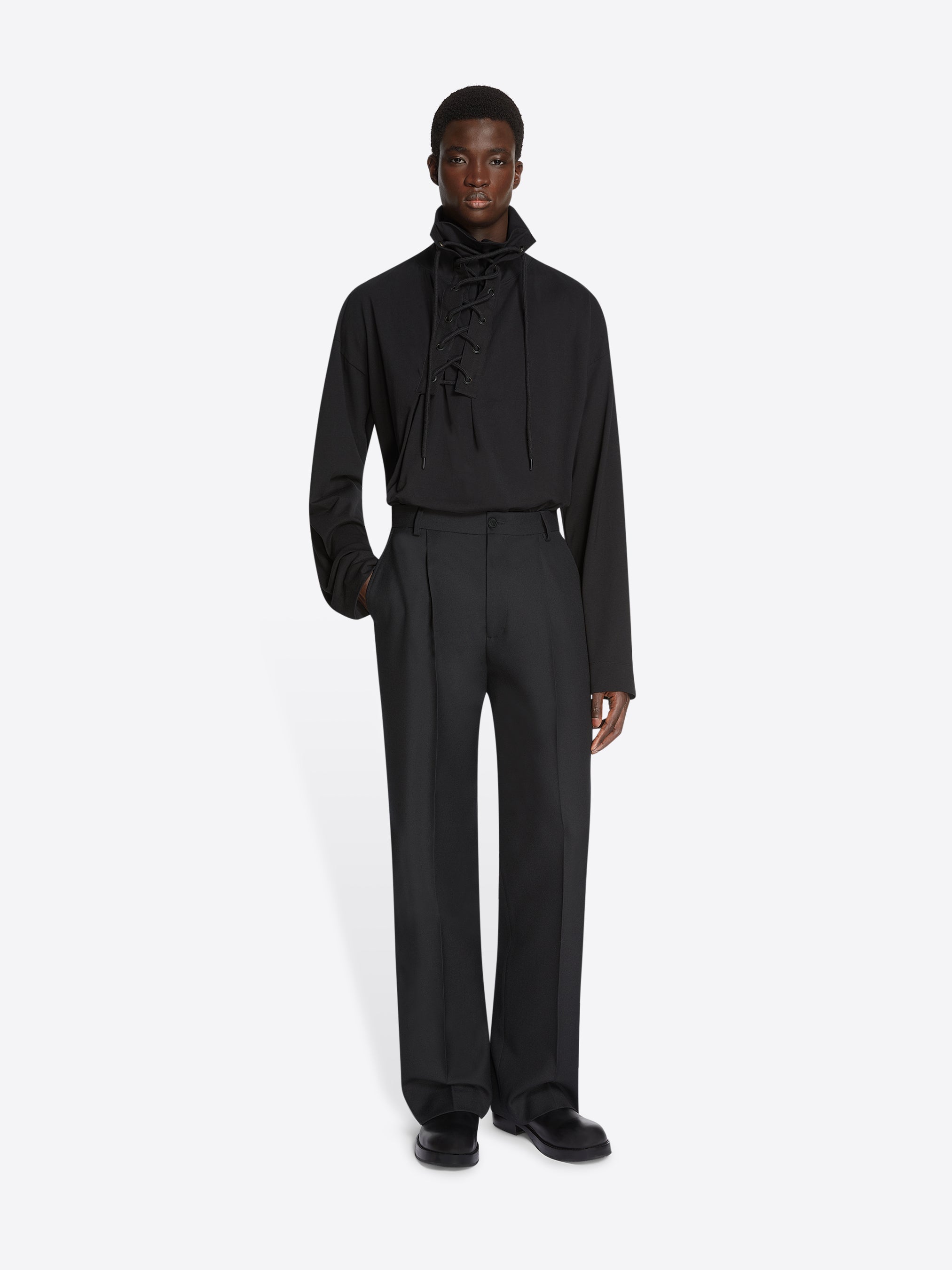 Straight wool pants - Autumn-Winter Men | Dries Van Noten