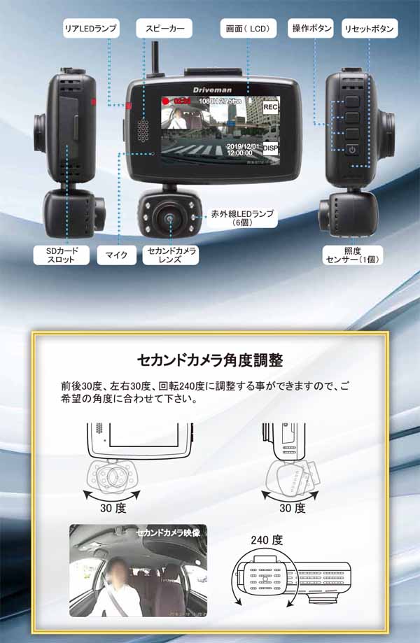 ドライブレコーダーTG-1(ティージーワン)｜アサヒリサーチ