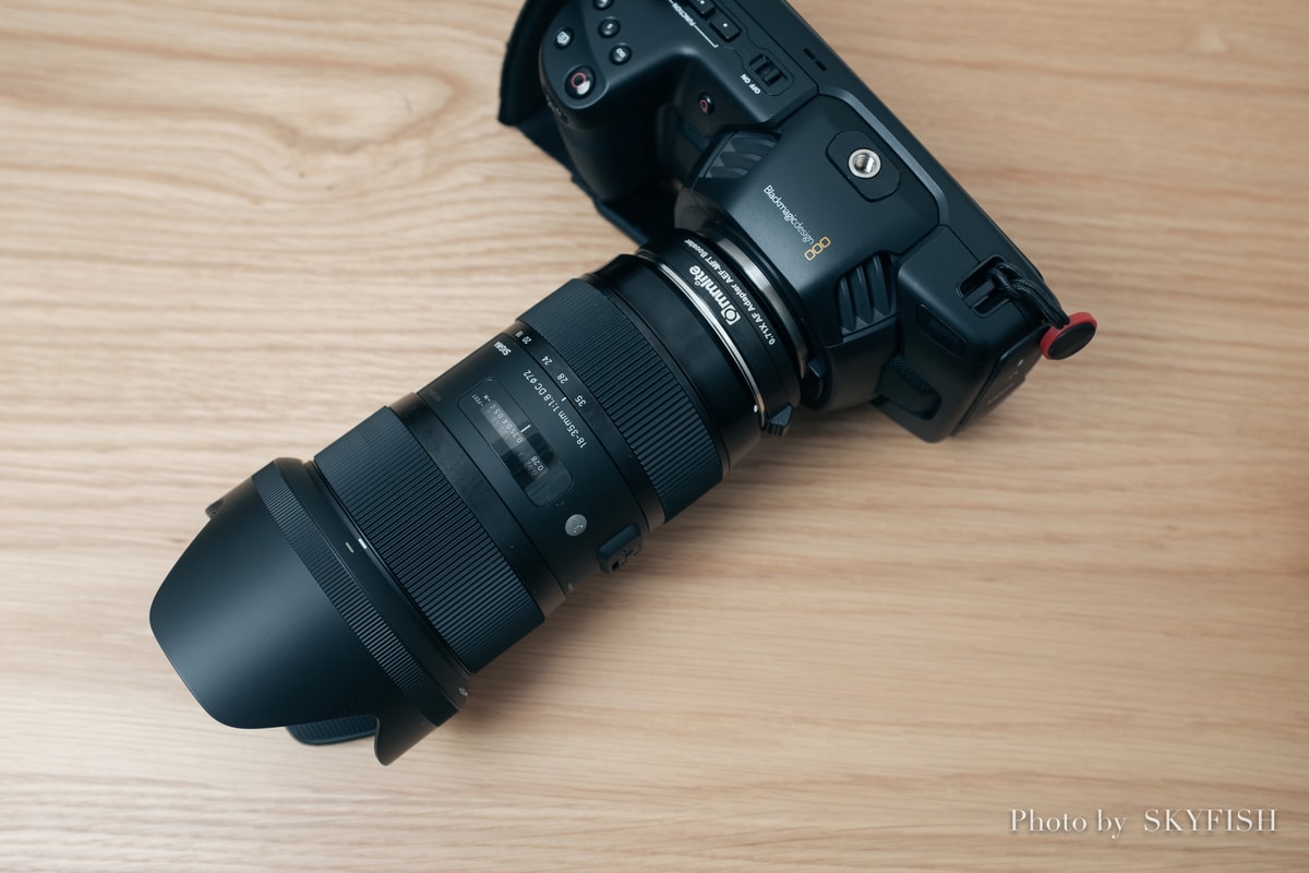 SIGMA 18-35mm F1.8 DC HSM Art】BMPCC4Kの動画撮影用に用意したズーム