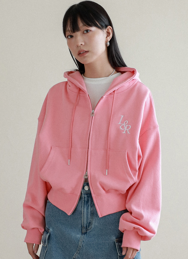 ビッグロゴジップパーカー(Pink) | レディースファッション通販 - DHOLIC