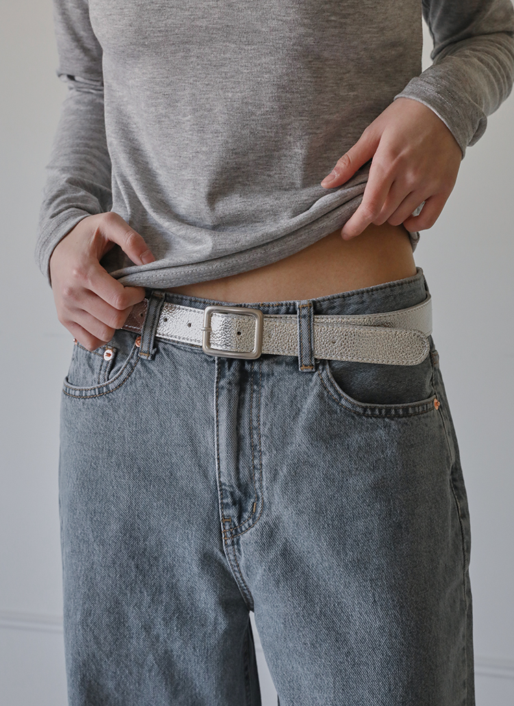 メタルシルバーベルト | レディースファッション通販 - DHOLIC