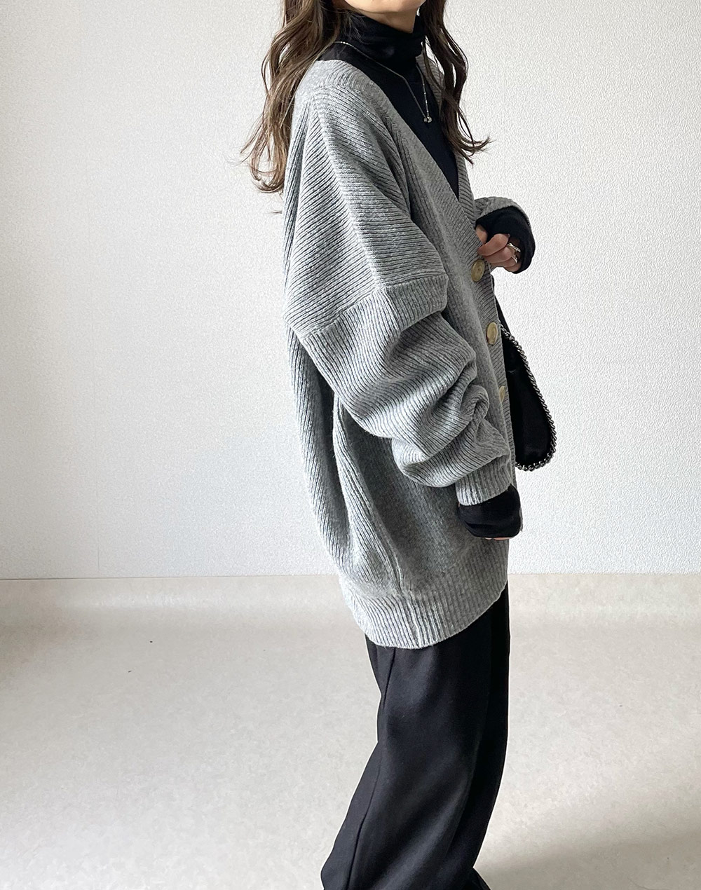 オーバーサイズカーディガン | レディースファッション通販 - DHOLIC