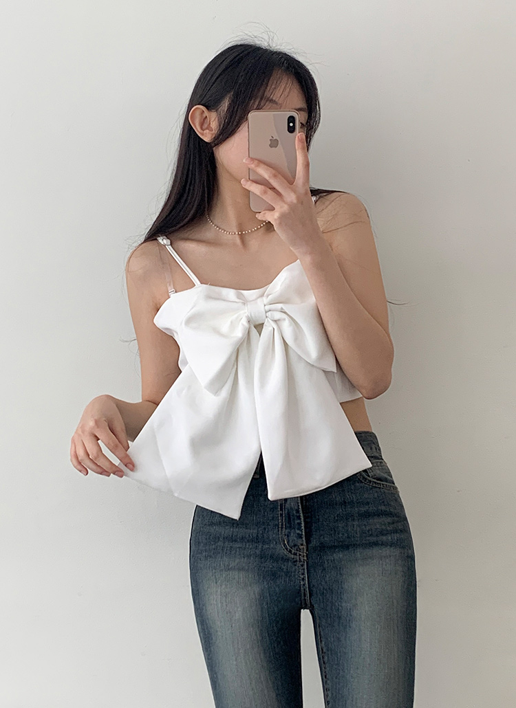 ビッグリボンキャミソール | レディースファッション通販 - DHOLIC