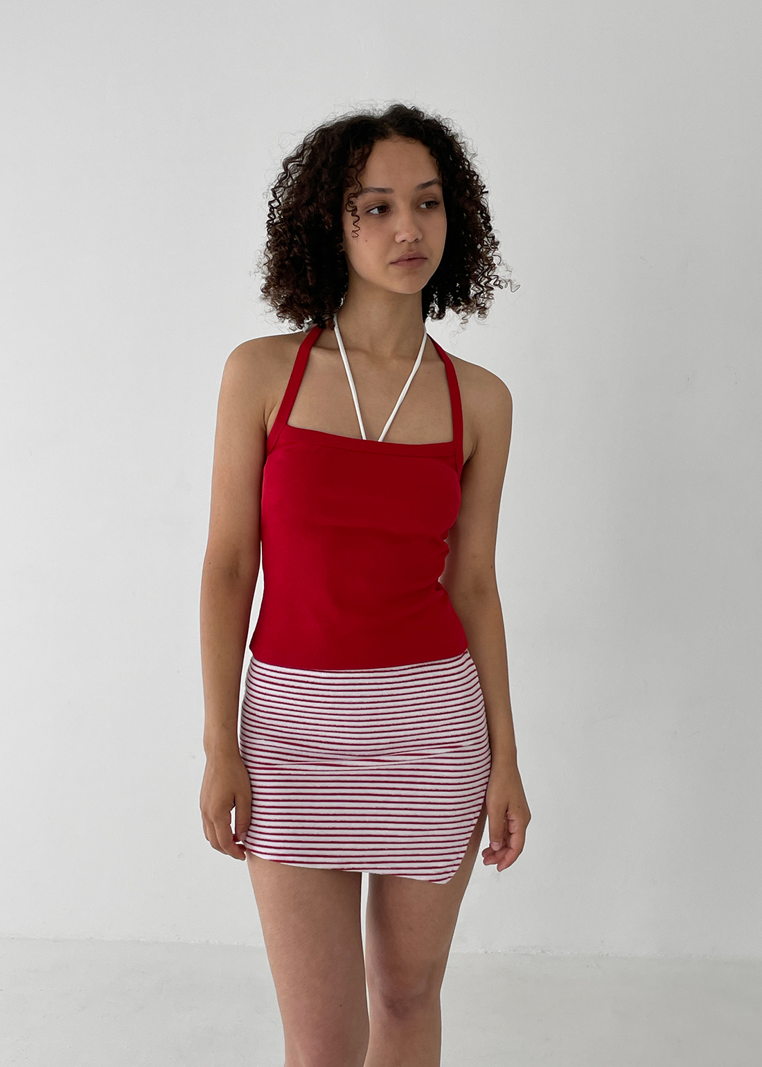 リボンホルターネックキャミソール | レディースファッション通販 - DHOLIC