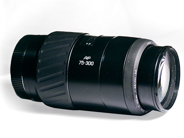Minolta AF 75-300mm F4.5-5.6 New A-mount lens info