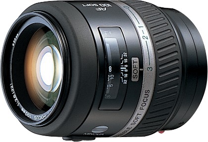 Minolta AF 100mm F2.8 Soft A-mount lens info