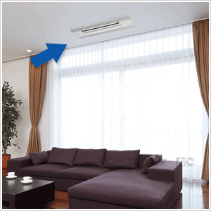 S50ZCV ダイキン ハウジングエアコン 天井埋込カセット形 シングル