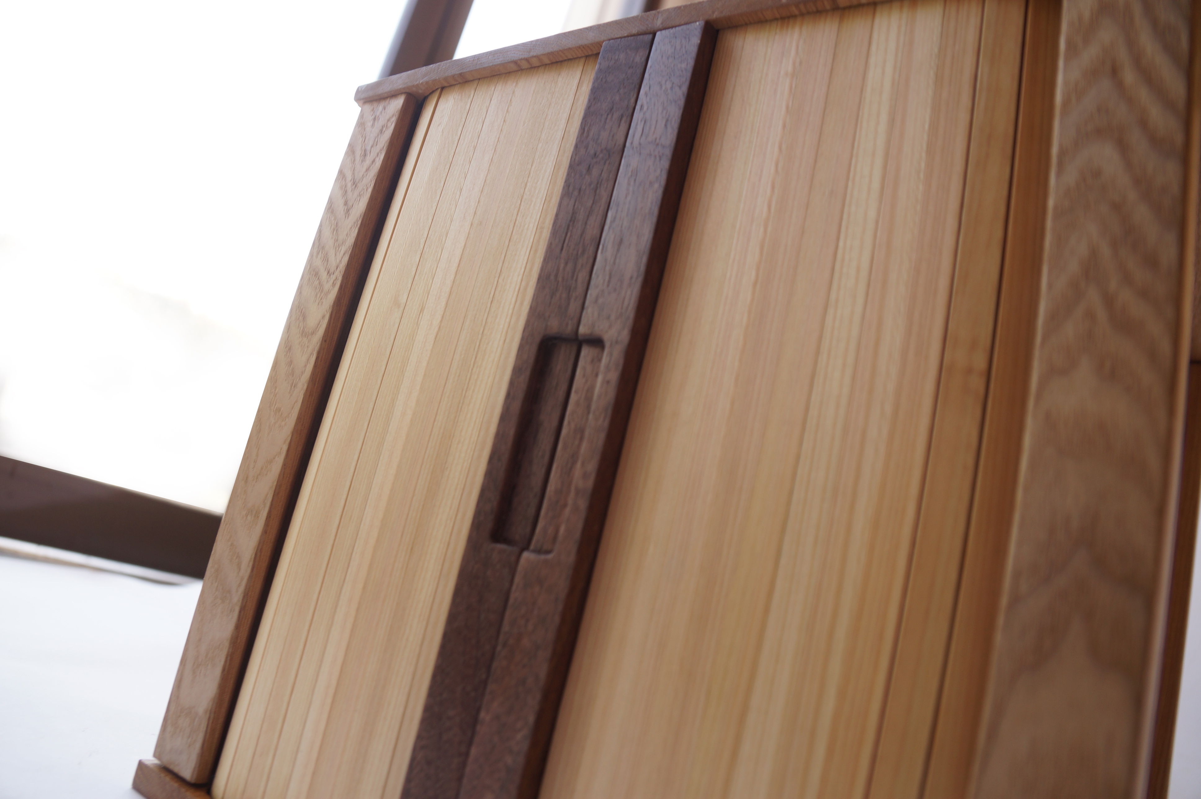 蛇腹扉のボックス】(大阪府吹田市在住 Iさん 男性の木工作品