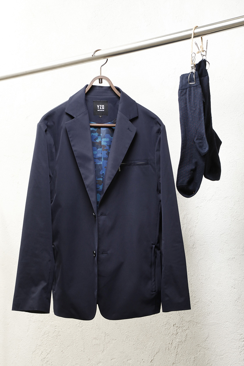 Tシャツのように洗えるYZO(ワイゾー)のセットアップ｜雑誌Begin(ビギン