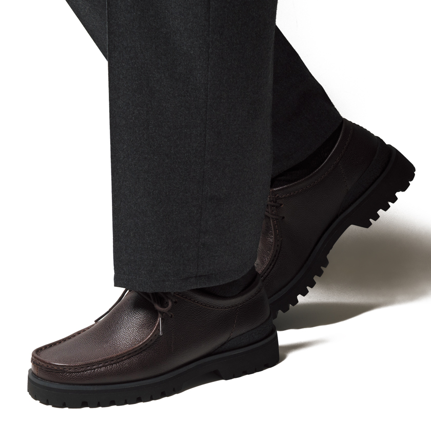 クラークスなど】シボ革 × ぶ厚めソールがイイ◎ カジュアル通勤に最適