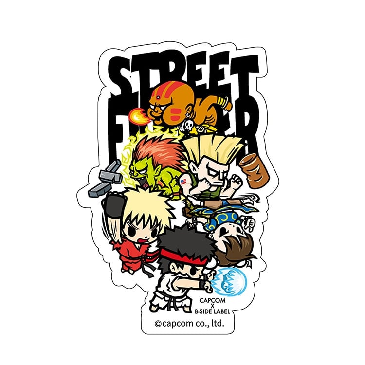 イーカプコン |CAPCOM×B-SIDEステッカー CAPCOM40th ストリート
