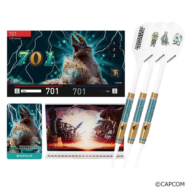 イーカプコン |MONSTER HUNTER 20th ANNIVERSARY COLLABORATION DARTS