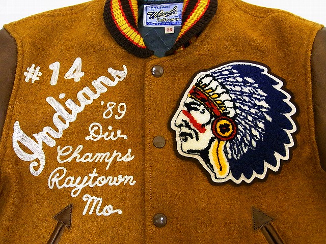 Whitesville[ホワイツビル] スタジャン アワードジャケット WV12838