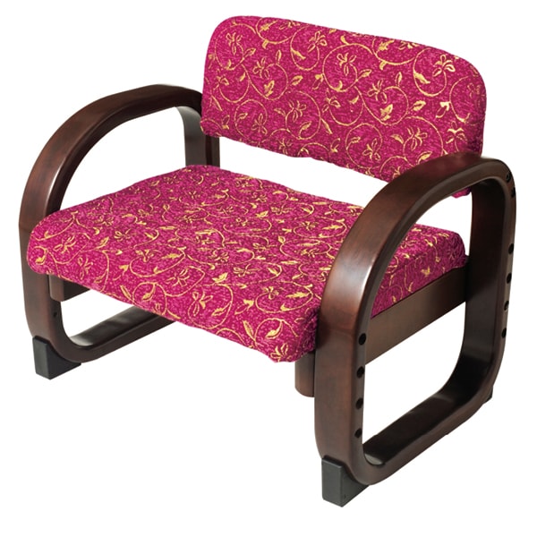 思いやり座敷椅子(1脚 つた柄（紺）): 家具・インテリア／はぴねすくらぶ