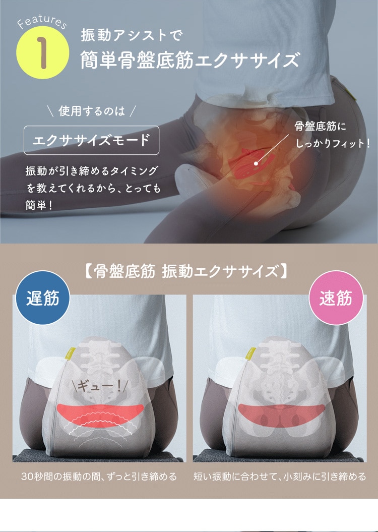 骨盤底筋クッション ハーモット ペルモント: 美容・コスメ／はぴねすくらぶ