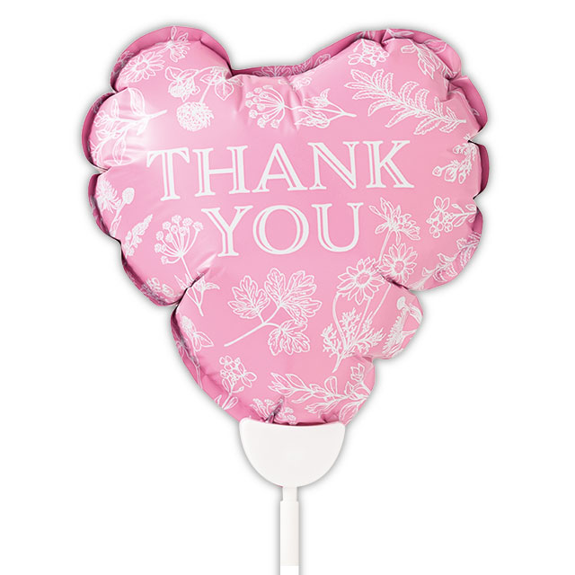 バルーンフラワーピックM-1／THANKYOU(W110×D60×H110(全長630
