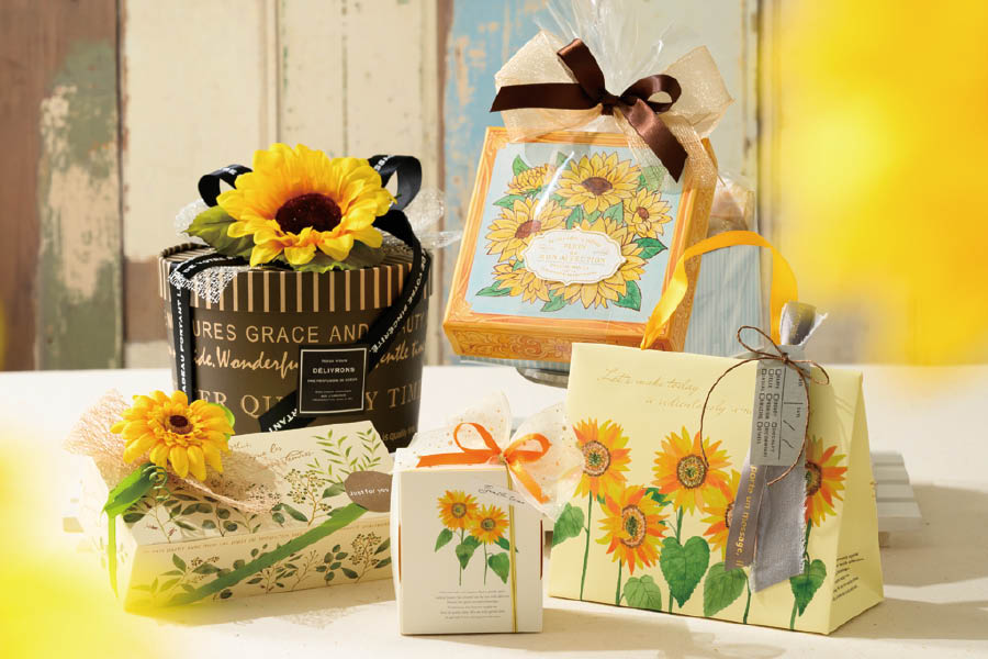 夏のギフトラッピングアイデア＜ひまわり＞｜ギフト、ラッピング用品