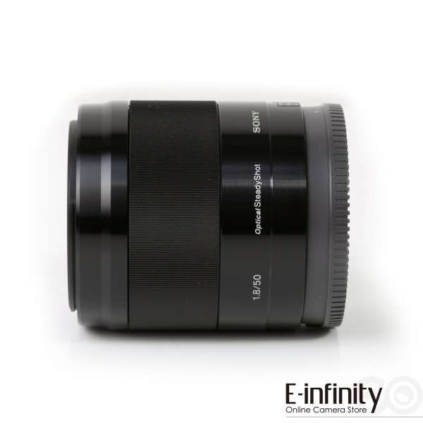 Buy Sony E 50mm F1.8 OSS E-mount Lens SEL50F18 (Black) - E-Infinity
