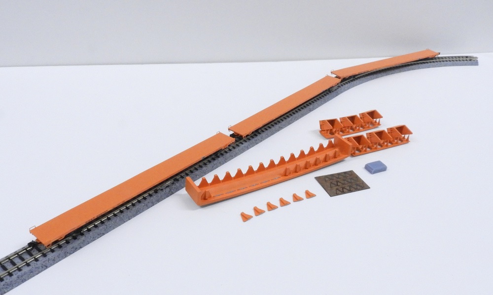 KATO鉄道模型オンラインショッピング （N)レール運搬用フラットカー