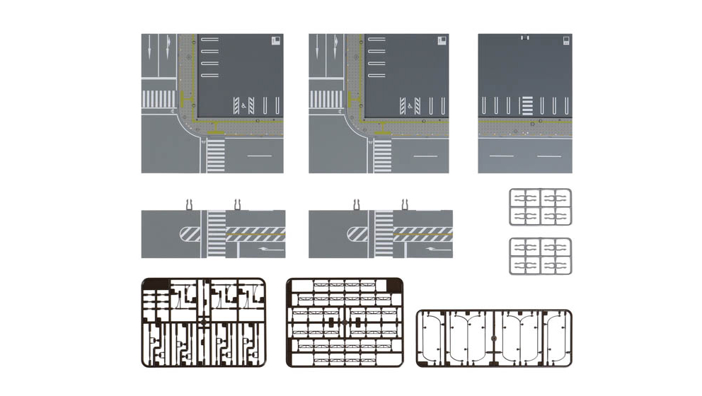 KATO鉄道模型オンラインショッピング ユニトラム 拡張セット 街並