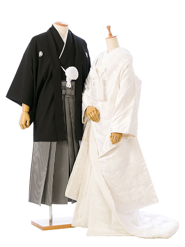 白無垢|紋付袴|対応身長:150~165cm|ｻｲｽﾞ:7~13号|#5F612｜全国宅配可の