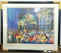 作品名:ボルゾイ(リロイ・ニーマン作シルクスクリーン) 作品名