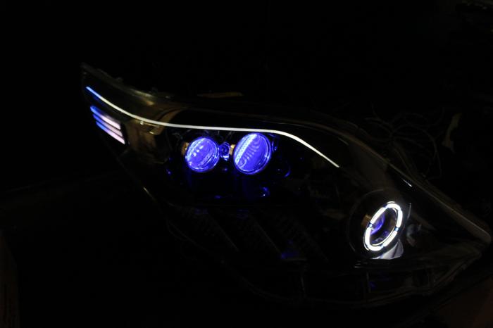 20アルファード アクリル加工 ヘッドライトカスタム【加工例