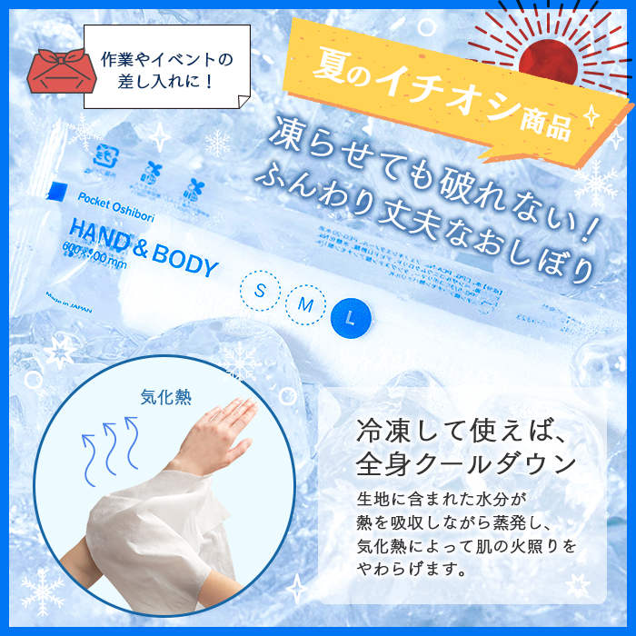 イーシザイ・マーケット / FSX 使い捨て 紙おしぼり HAND＆BODY L 超