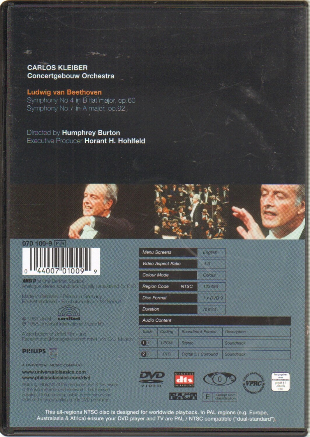 The Legend Carlos Kleiber. Cofanetto con n. 5 DVD in Inglese. NTSC