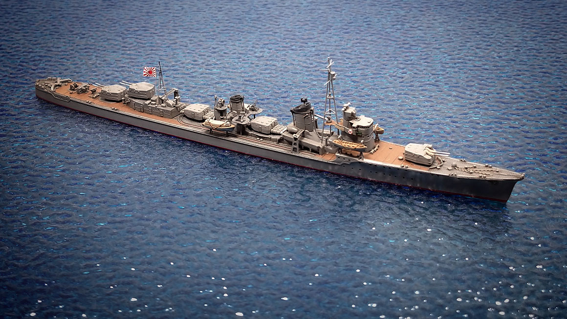 素組でも良い出来、そして、少し手を入れると極上。 – 1/700で夕雲型