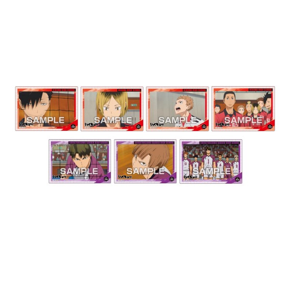 アニメ「ハイキュー!!」 クリアカードコレクションガム5 ◇通常版