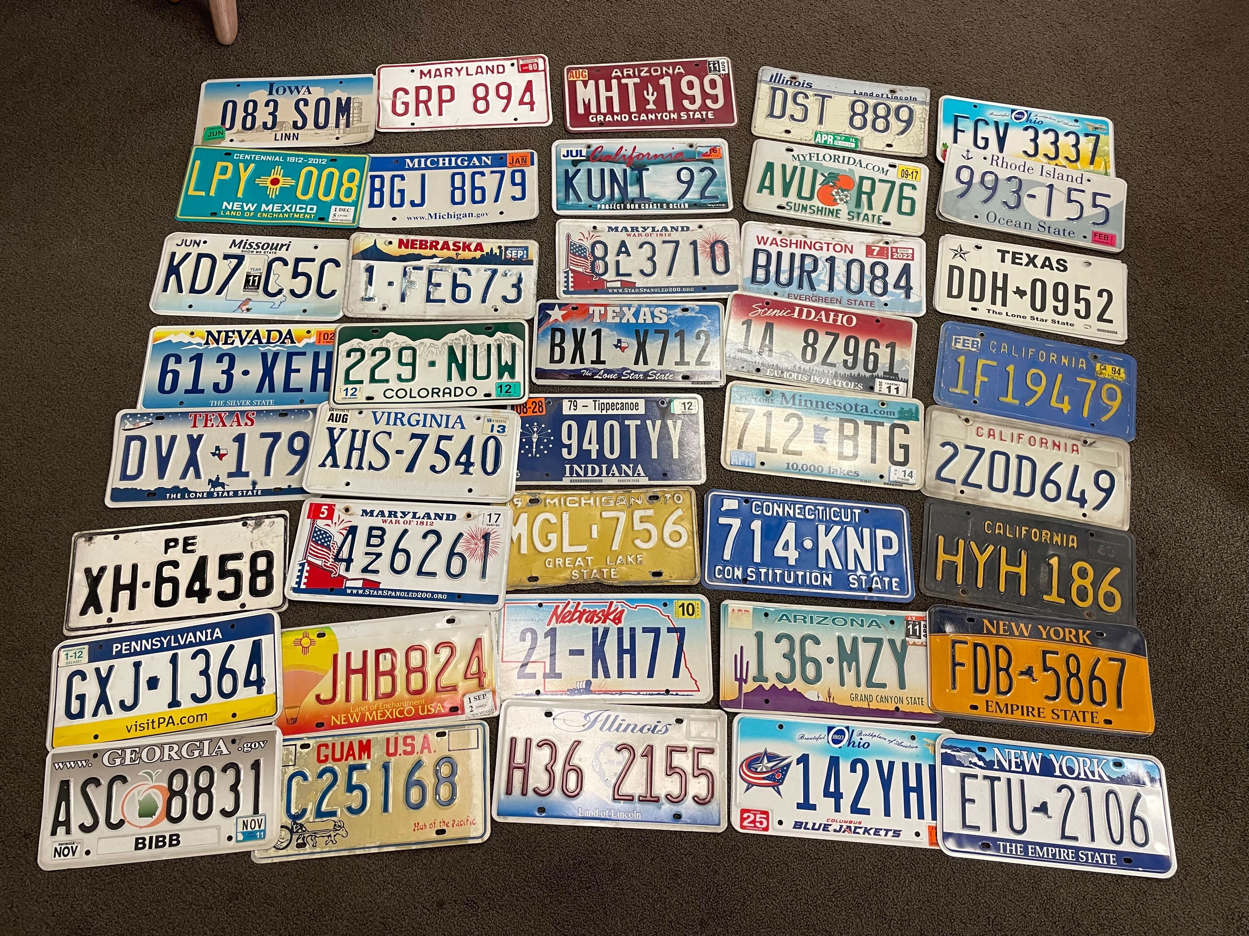 知っていましたか？アメリカのライセンスプレートの種類 | Eco Drive