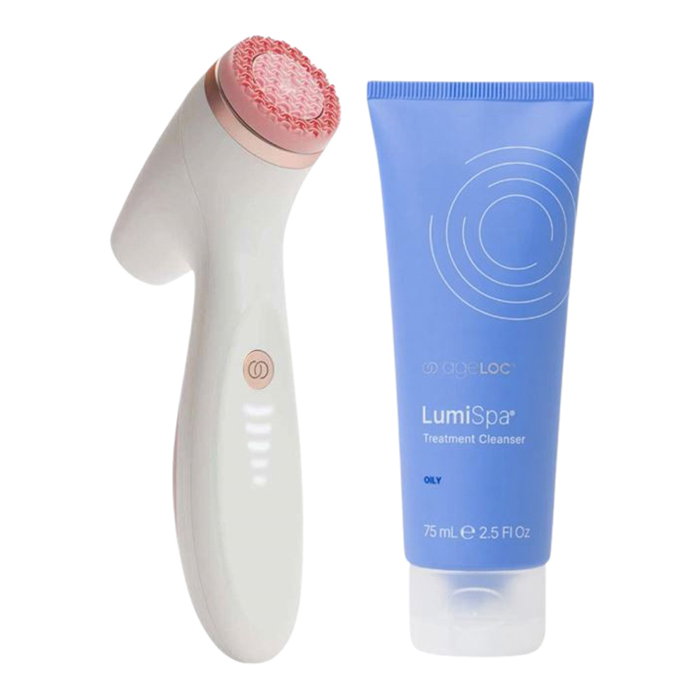 ageLOC Rose Gold LumiSpa iO + Cleanser Bundle – eCosmetics