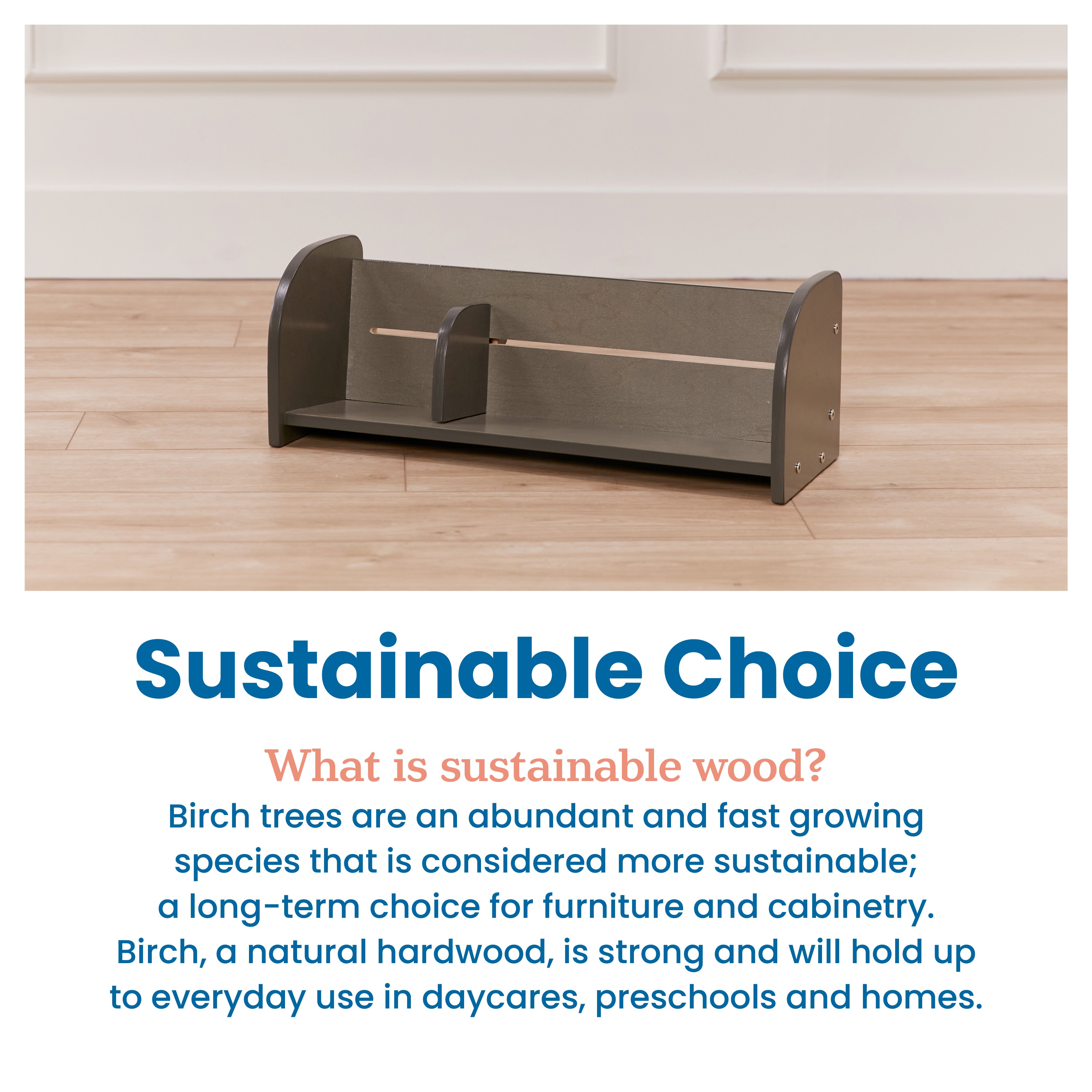 Adjustable Forward-Facing Tabletop Book Display