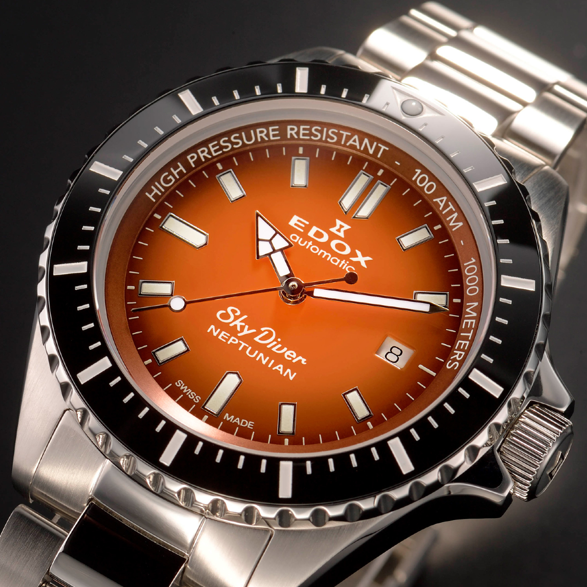 スカイダイバー ネプチュニアン オートマティック 新作情報 | EDOX日本
