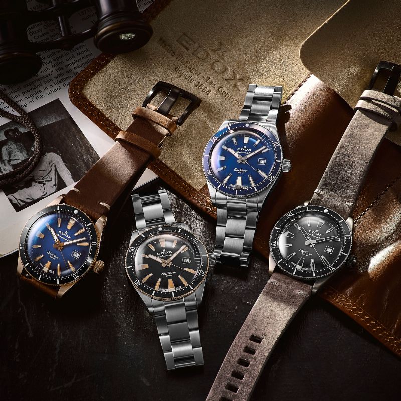 スカイダイバー限定モデル期間限定の先行予約販売を実施 | EDOX日本