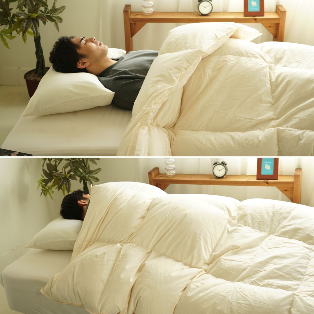 長身用 羽毛布団 シングル 掛け布団 スーパーロング 150×230cm｜ええ